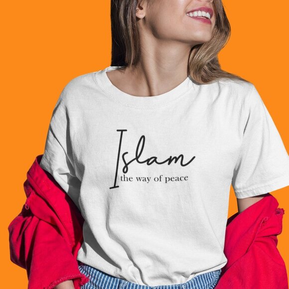 Islam The Way of Peace Shirt | Islam Statement Shirt Ramadan Shirt | Islamic Tee - Picture 2 of 10